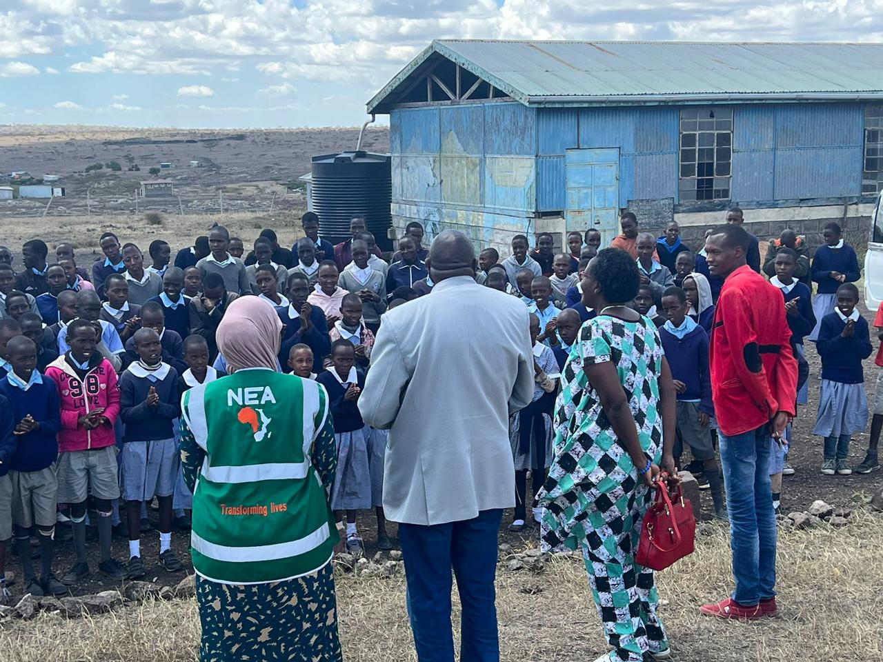 Nobility empowerment agency (NEA), an active Member  of  The NGO Council donated some food items in school located in Kajiado West sub-county. - reported by Tobius Ng'erechi 