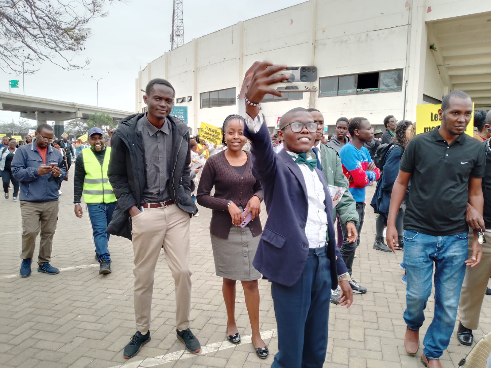 PEACEFUL PROTEST ON CLIMATE SUMMIT AT NYAYO STADIUM ..report by Najma Hussein